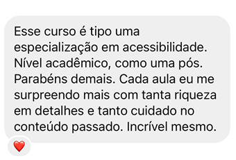 Comentário de Marina no Instagram. Texto completo disponível na transcrição abaixo.